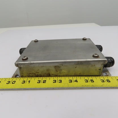 5-1/2" x 4" x 1" Stainless Steel Electrical Junction Box