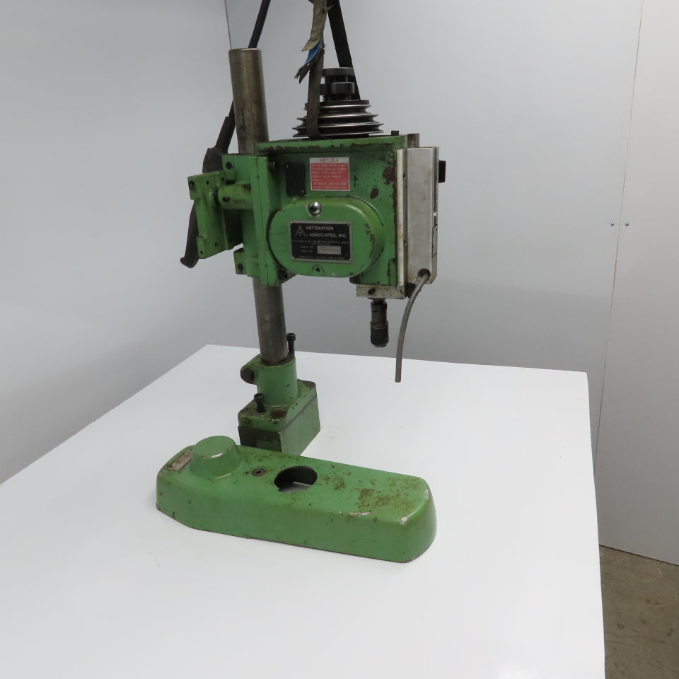 Automation Associates NAT8 Single Column Drilling Tapping Head Belt Driven