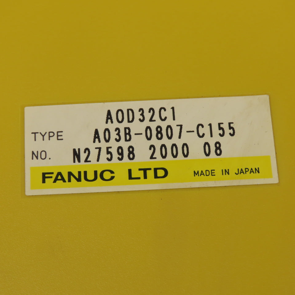 Fanuc A03B-0807-C155 A0D32C1 I/O Module Lot Of 2