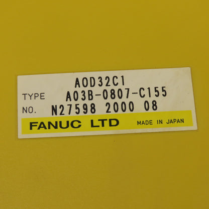 Fanuc A03B-0807-C155 A0D32C1 I/O Module Lot Of 2