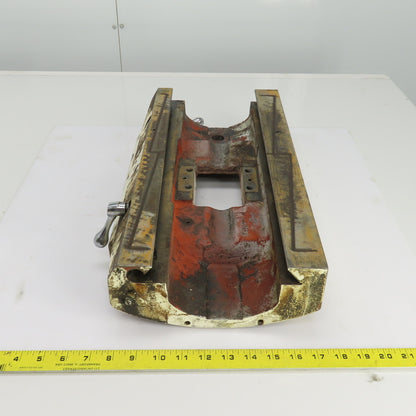 Jet MS-000G JTM-4VS Turret Milling Machine Saddle 9" W 20-1/8 OAL W/Table Lock