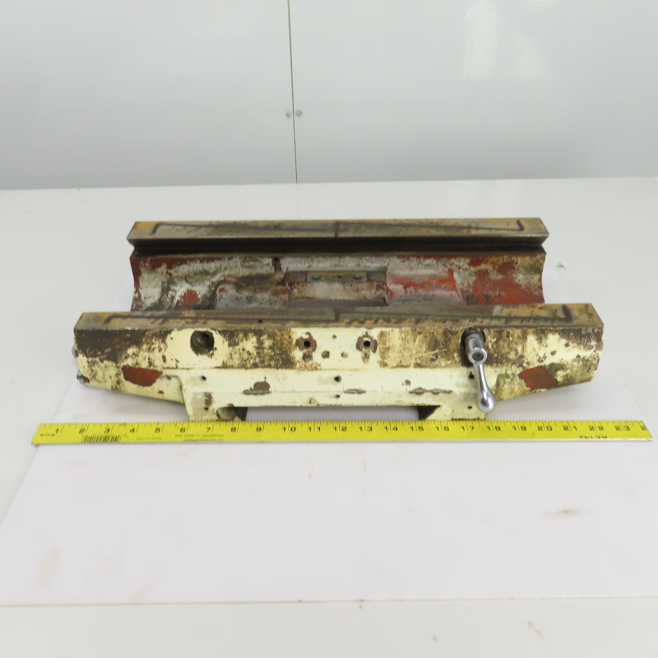Jet MS-000G JTM-4VS Turret Milling Machine Saddle 9" W 20-1/8 OAL W/Table Lock