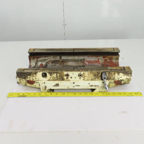 Jet MS-000G JTM-4VS Turret Milling Machine Saddle 9" W 20-1/8 OAL W/Table Lock