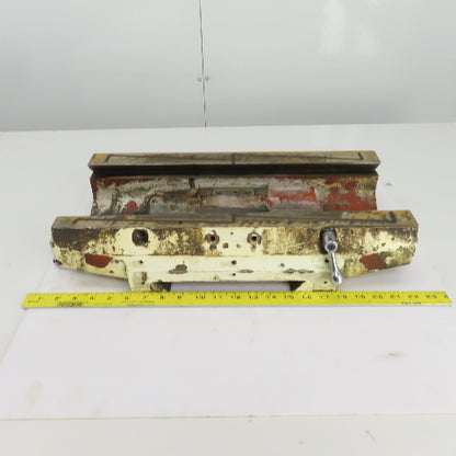 Jet MS-000G JTM-4VS Turret Milling Machine Saddle 9" W 20-1/8 OAL W/Table Lock