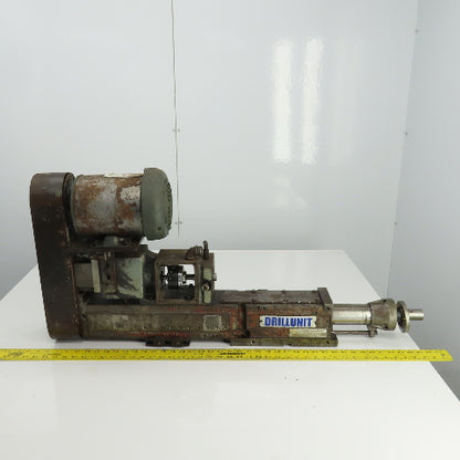 Prescott Drillunit KXZ-M080-A0 1/2HP Self Feeding Drilling Head 480V 3PH 2.2A