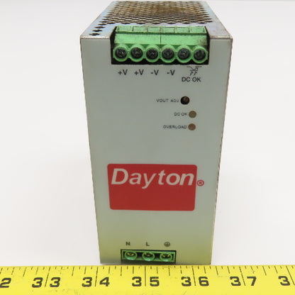 Dayton 33NT13 100-240VAC 240W Power Supply 24VDC Output