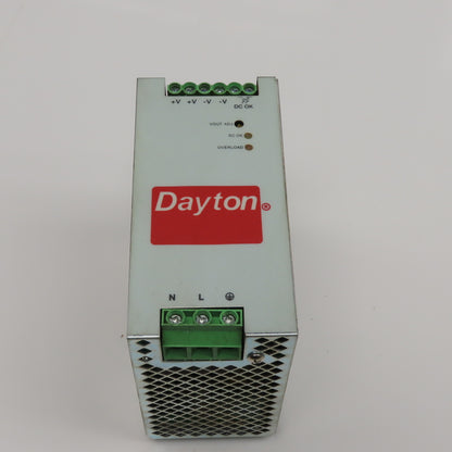 Dayton 33NT13 100-240VAC 240W Power Supply 24VDC Output