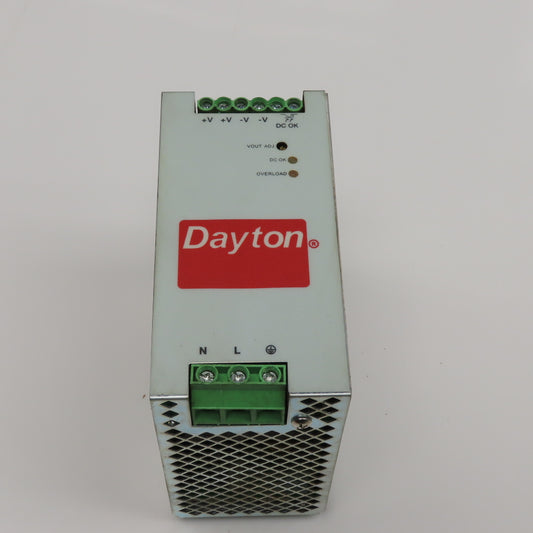 Dayton 33NT13 100-240VAC 240W Power Supply 24VDC Output