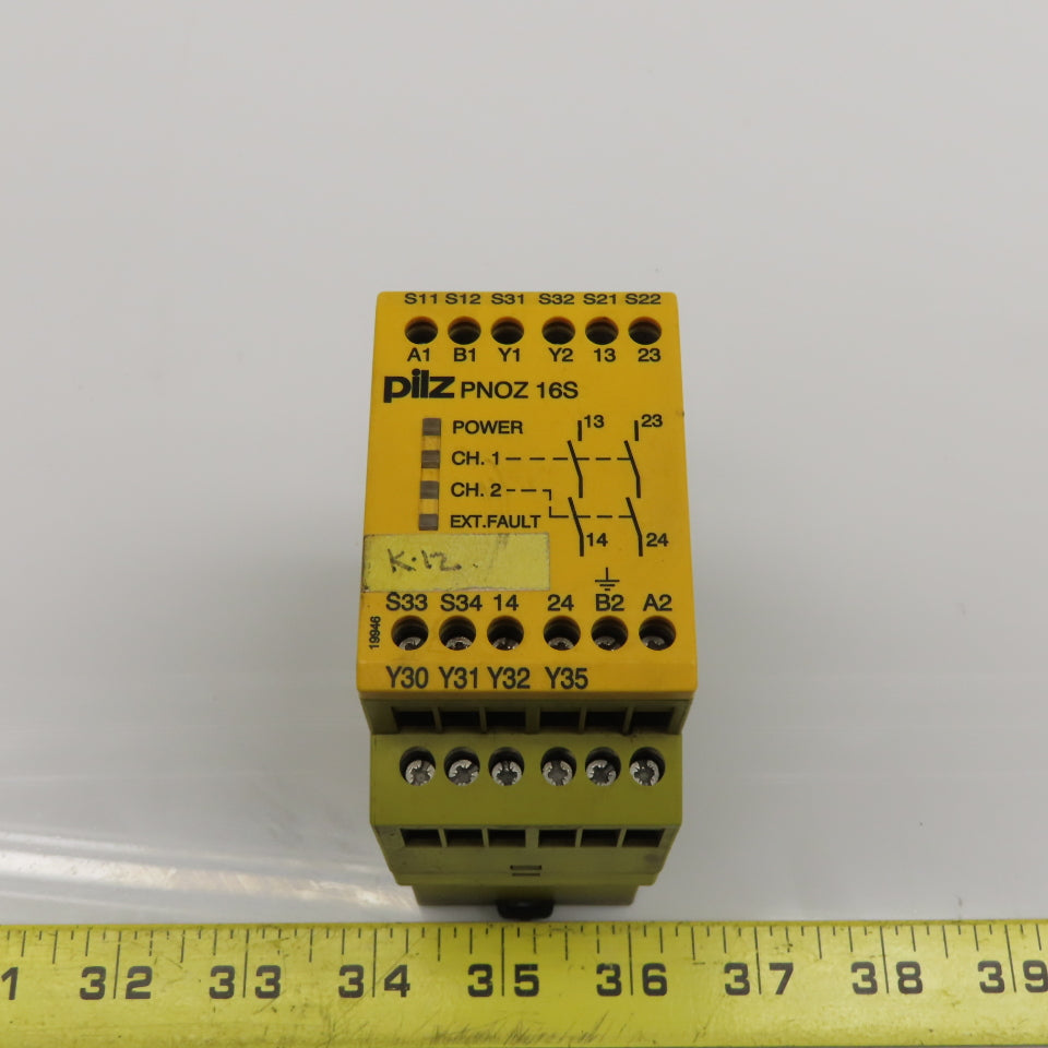 Pilz 774073 PNOZ 16S 2 Channel Safety Relay