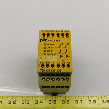 Pilz 774073 PNOZ 16S 2 Channel Safety Relay