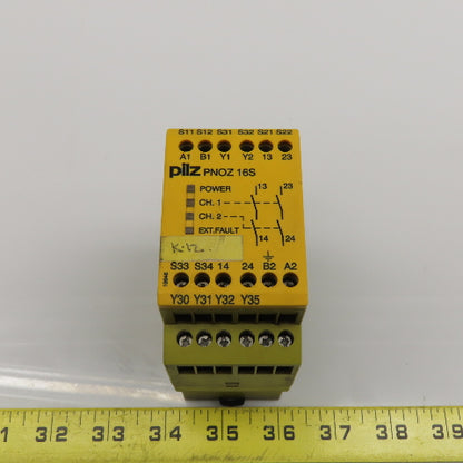 Pilz 774073 PNOZ 16S 2 Channel Safety Relay