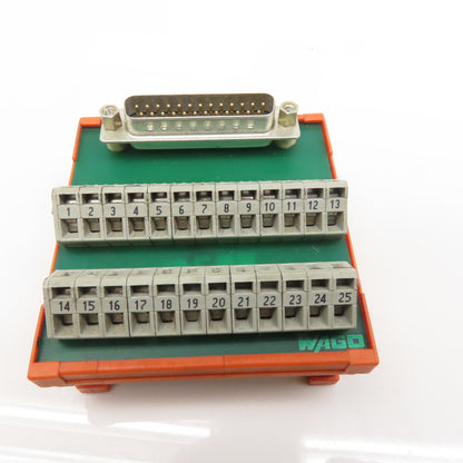 Wago 289-547 D-Sub MOD W/ MTG 27 Pin Serial Port Interface
