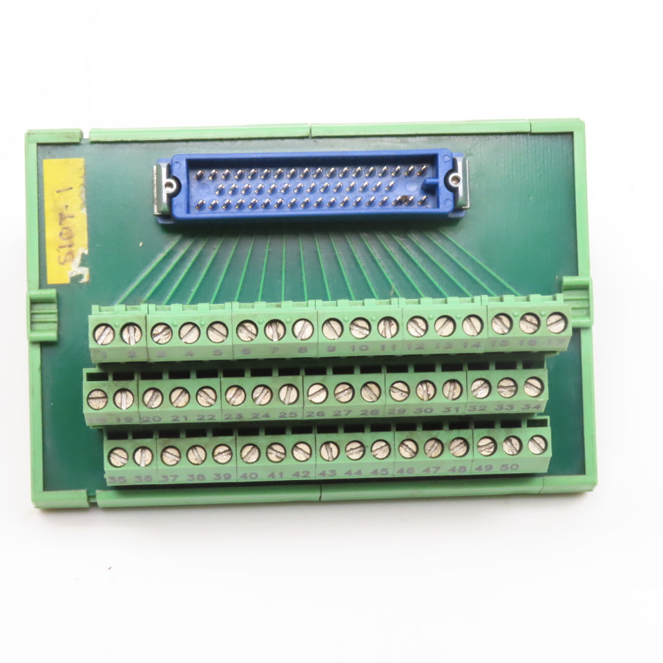 Direct Input Ribbon Phoenix Contact 5547144 50 Pin Ribbon Cable Input Adapter Terminal Int ...