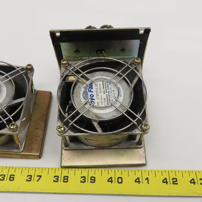Fanuc A06B-6078-K002 Toyo Fan Assembly 230V 50/60Hz Lot Of 2