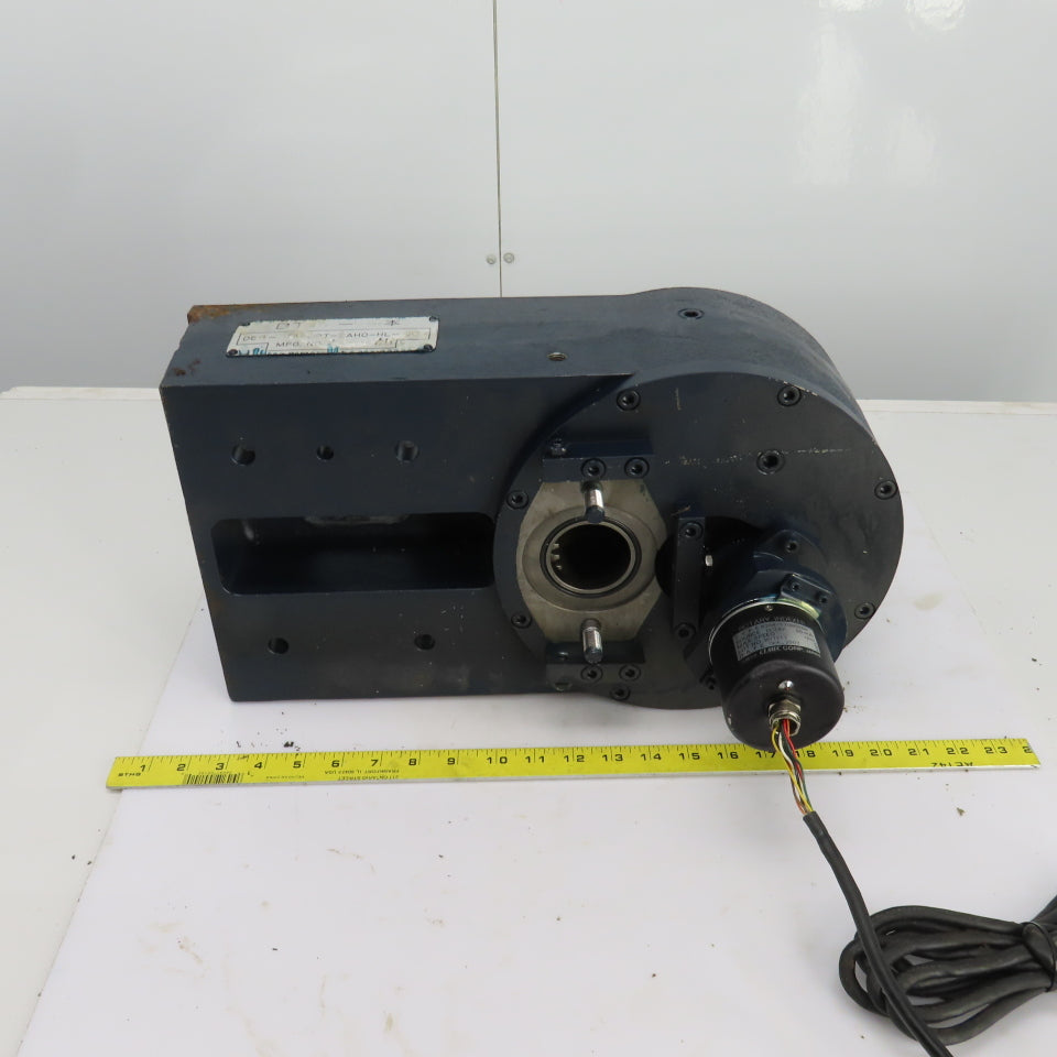 DE4-160-8PT-2AH0-HL-007 Hydraulic Indexing Table W/Elmec RI68-130B006R Encoder