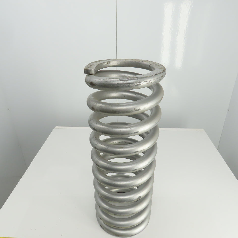 Silver Compression Spring 28" L x 7-3/8" ID x 10-3/8" OD x 1-1/2" Wire