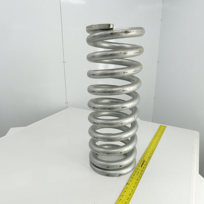 Silver Compression Spring 28" L x 7-3/8" ID x 10-3/8" OD x 1-1/2" Wire