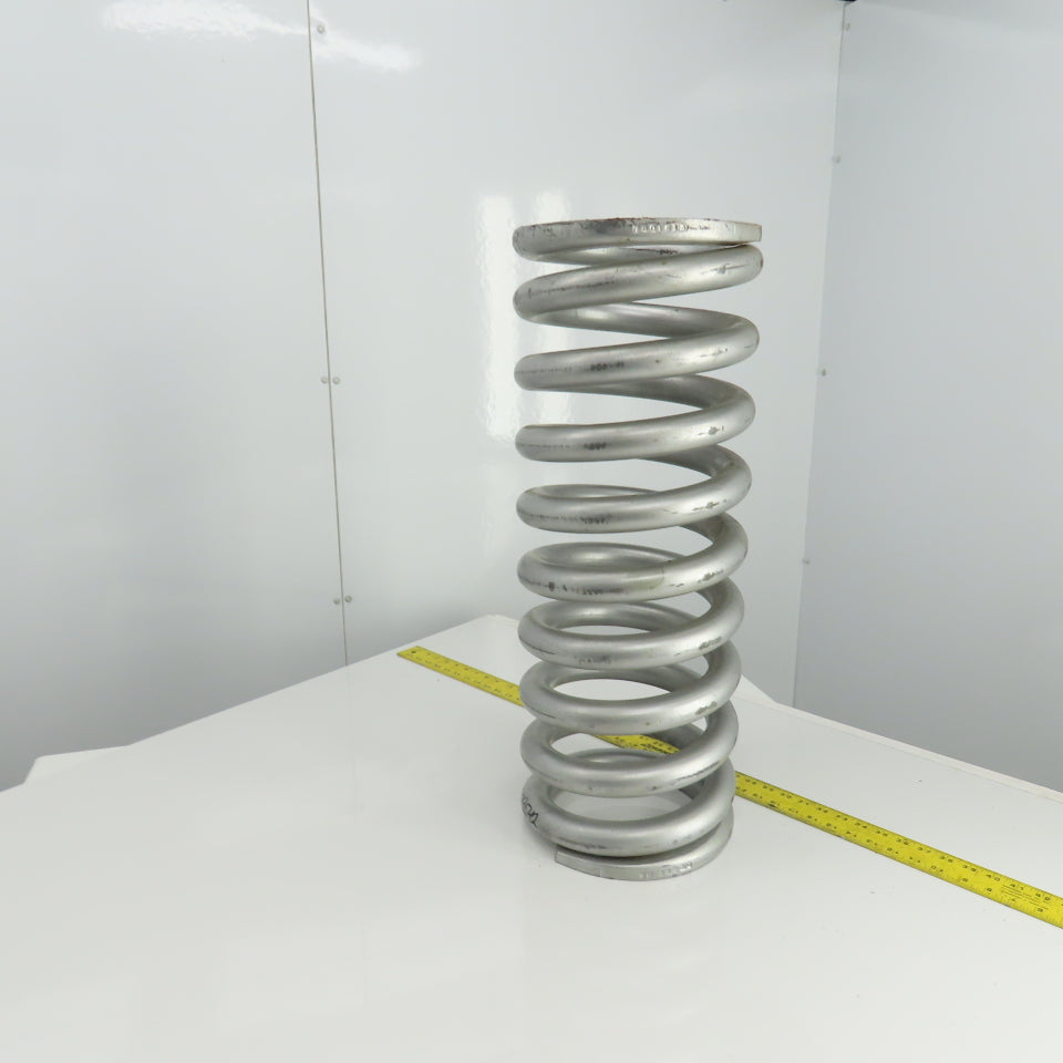 Silver Compression Spring 28" L x 7-3/8" ID x 10-3/8" OD x 1-1/2" Wire
