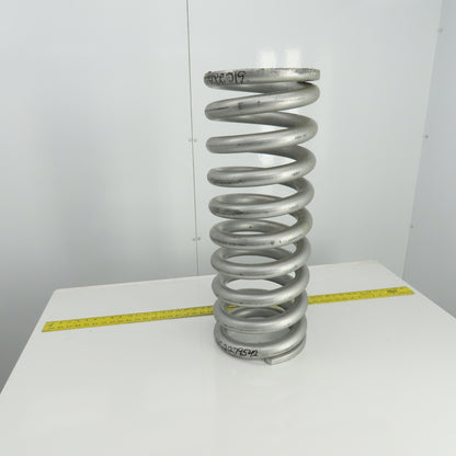 Silver Compression Spring 28" L x 7-3/8" ID x 10-3/8" OD x 1-1/2" Wire