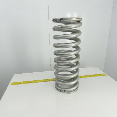 Silver Compression Spring 28" L x 7-3/8" ID x 10-3/8" OD x 1-1/2" Wire