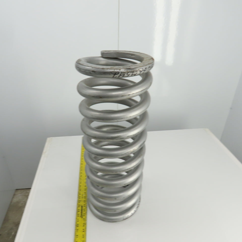 Silver Compression Spring 28" L x 7-3/8" ID x 10-3/8" OD x 1-1/2" Wire