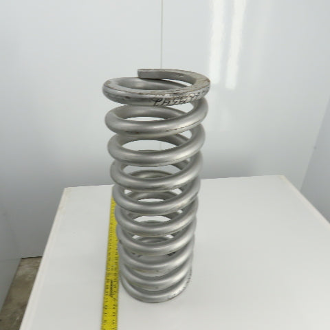Silver Compression Spring 28" L x 7-3/8" ID x 10-3/8" OD x 1-1/2" Wire