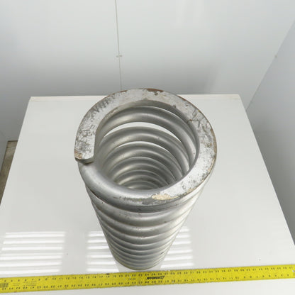 Silver Compression Spring 28" L x 7-3/8" ID x 10-3/8" OD x 1-1/2" Wire