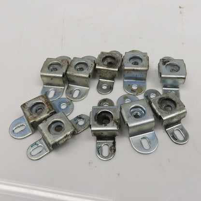 M6 Cage Capture Nut 2 Bolt Flange Lot Of 10
