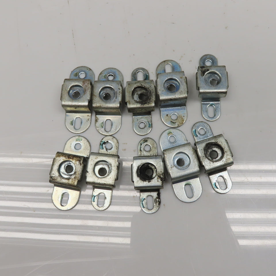 M6 Cage Capture Nut 2 Bolt Flange Lot Of 10