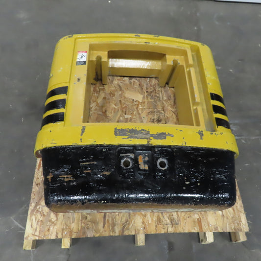Caterpillar Fork Lift Truck Counter Weight Removed from a 2EC30