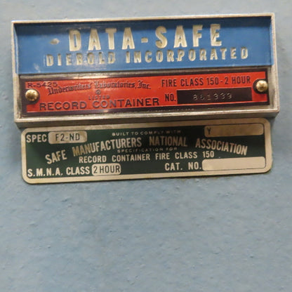 Diebold F2-ND Data Safe Record Storage Combination Safe 55" x39" x77" Class 150