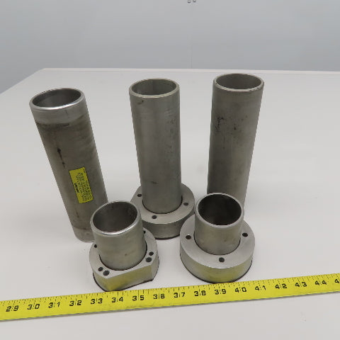 Fanuc Model C2000 C 2-3/8" OD Laser Beam Pathway Tunnel Parts Lot Of 5 Pieces