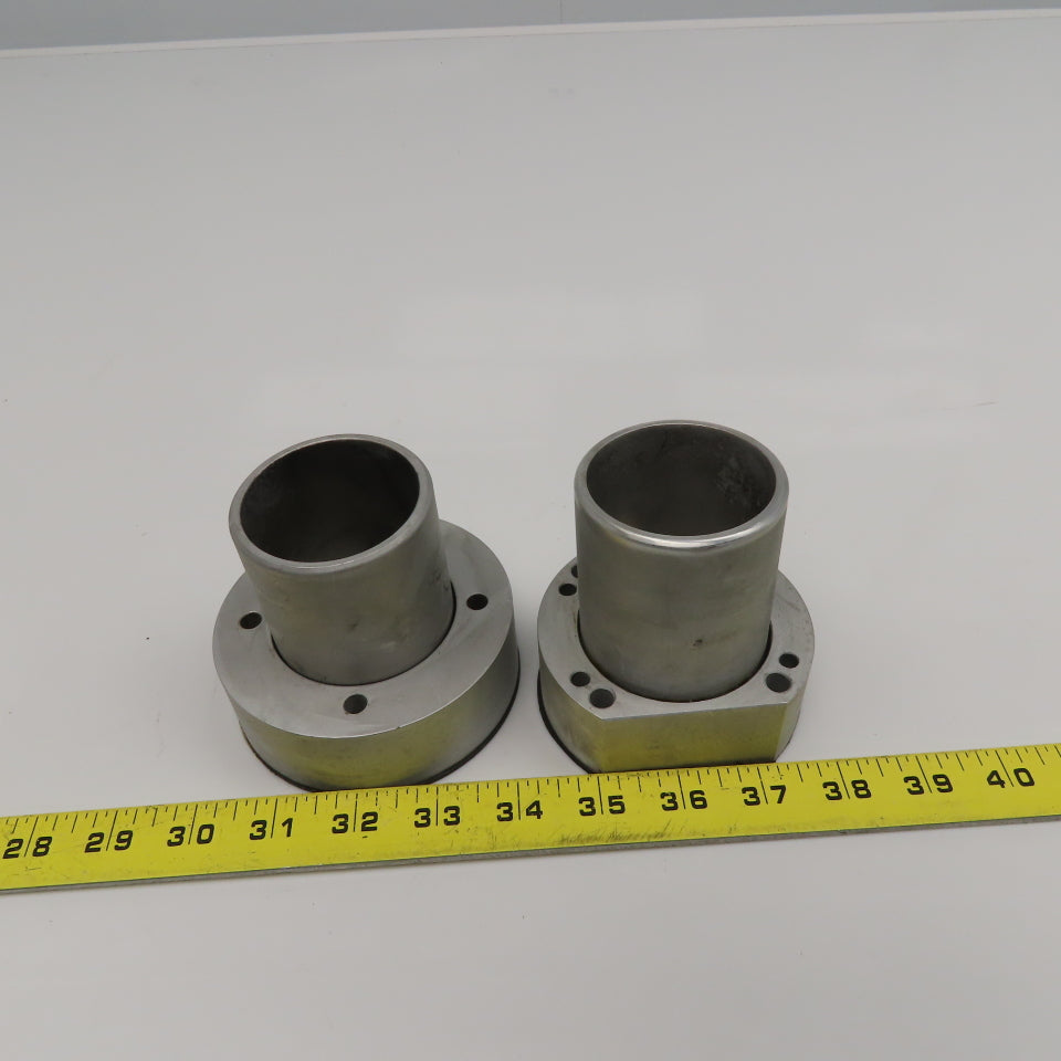 Fanuc Model C2000 C 2-3/8" OD Laser Beam Pathway Tunnel Parts Lot Of 5 Pieces