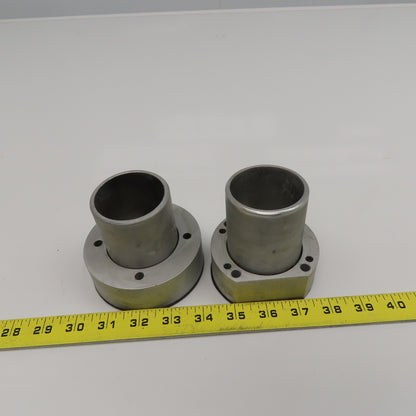 Fanuc Model C2000 C 2-3/8" OD Laser Beam Pathway Tunnel Parts Lot Of 5 Pieces