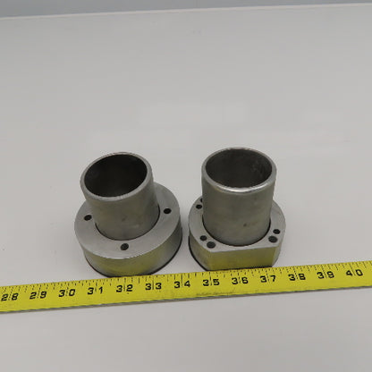 Fanuc Model C2000 C 2-3/8" OD Laser Beam Pathway Tunnel Parts Lot Of 5 Pieces
