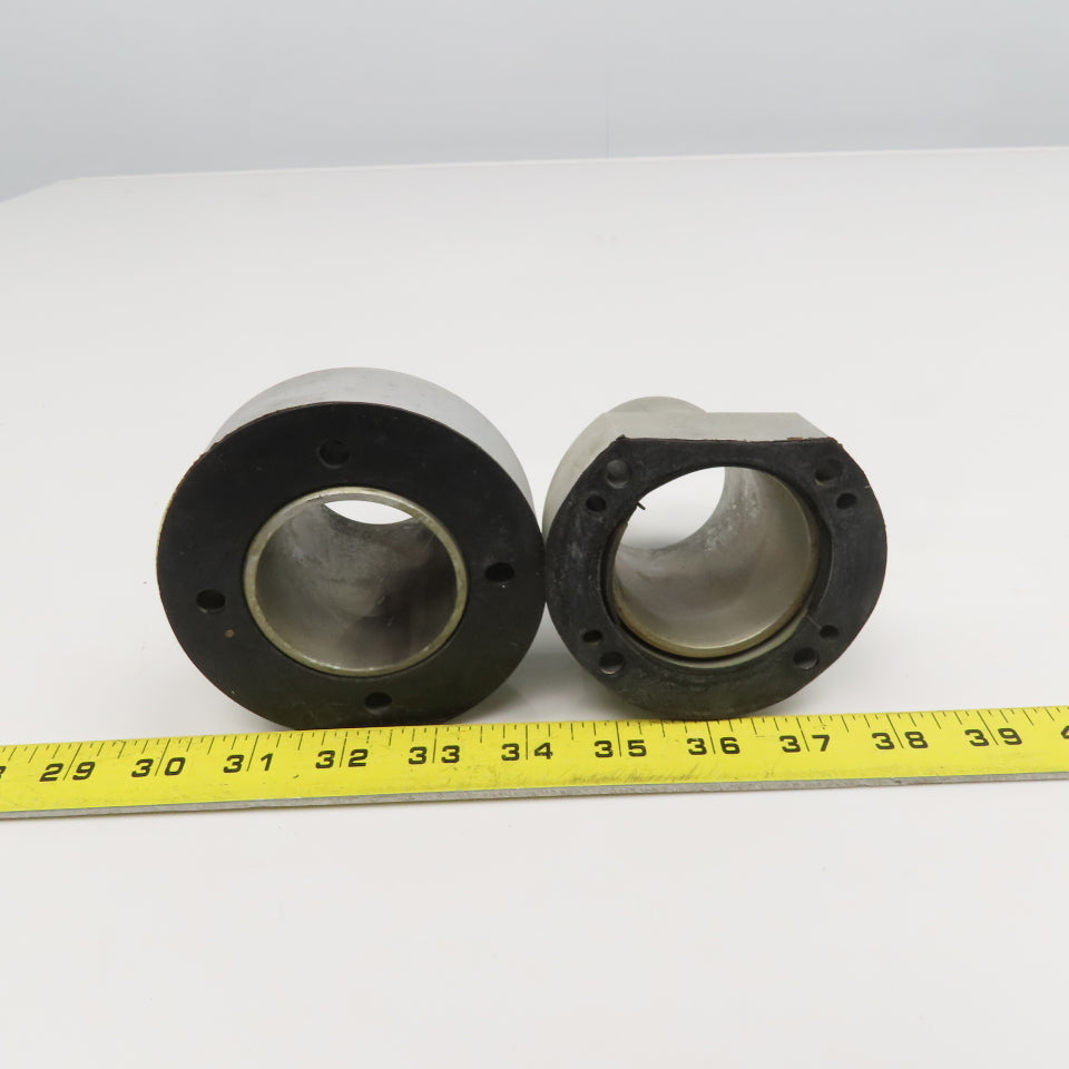 Fanuc Model C2000 C 2-3/8" OD Laser Beam Pathway Tunnel Parts Lot Of 5 Pieces