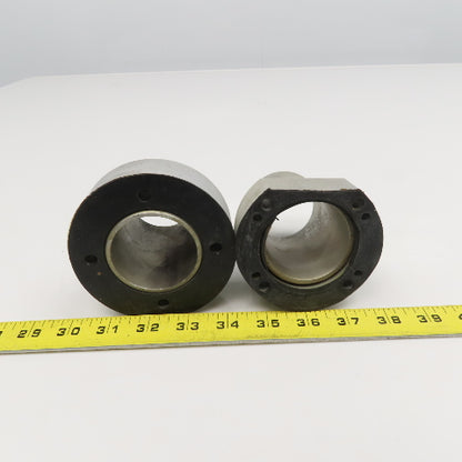 Fanuc Model C2000 C 2-3/8" OD Laser Beam Pathway Tunnel Parts Lot Of 5 Pieces