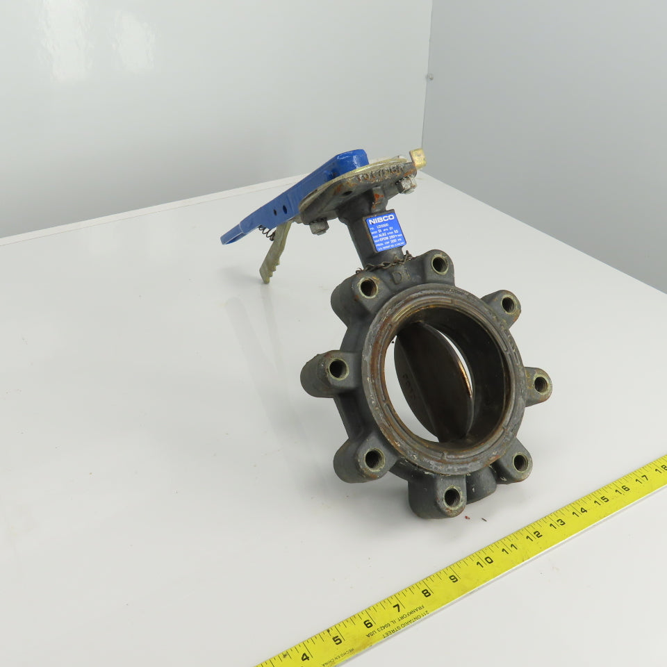 Nibco LD2000 4" Ductile Iron Butterfly Valve SS Stem 200PSI 250° F EPDM Seat