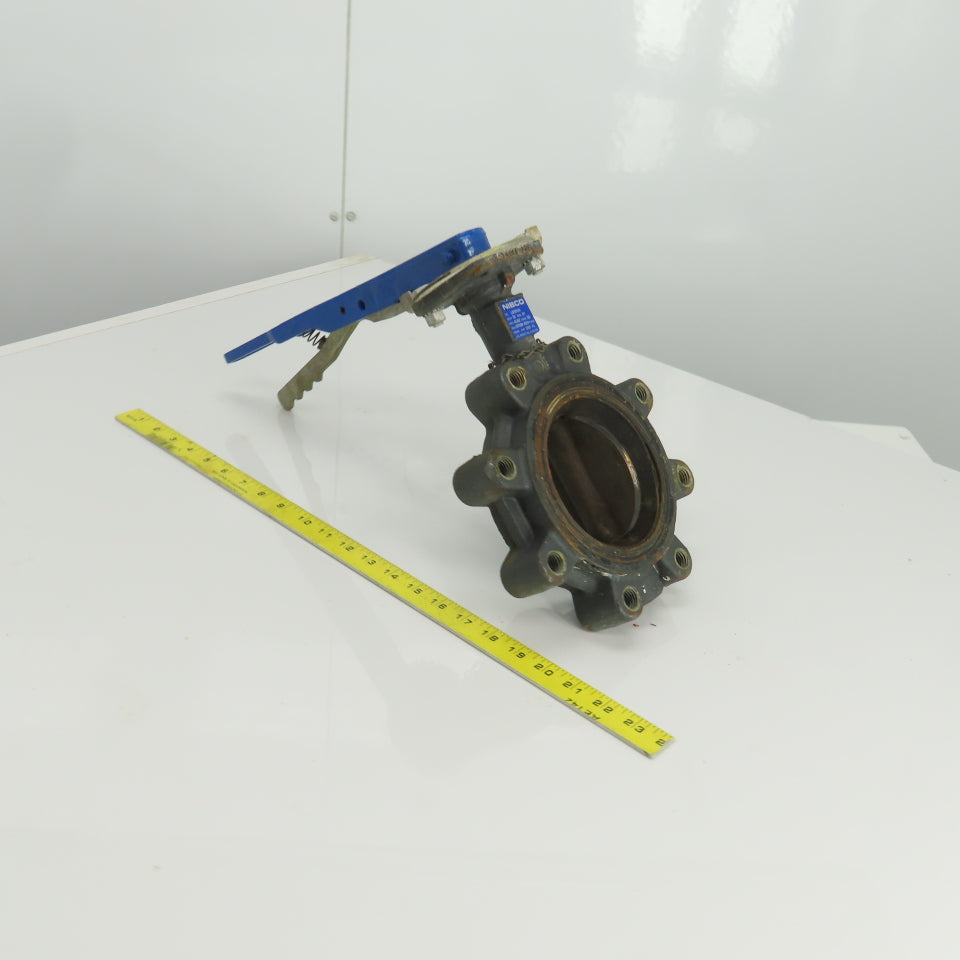 Nibco LD2000 4" Ductile Iron Butterfly Valve SS Stem 200PSI 250° F EPDM Seat