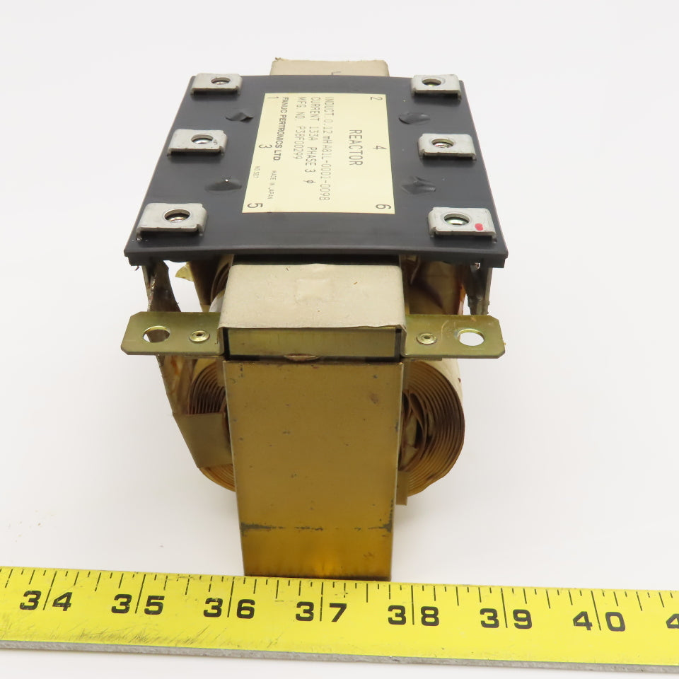 Fanuc A81L-0001-0098 P38F00299 Reactor 0.12mH 133A 3Ph