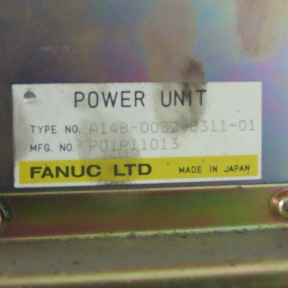 Fanuc A14B-0082-B209-02 A14B-0082-B311-01 Laser Power Supply Unit 200V 9.0kW 3Ph
