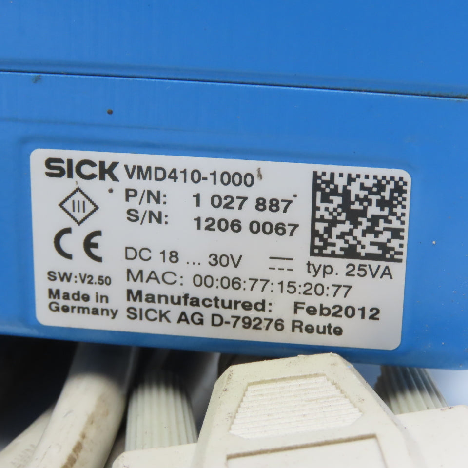Sick VMD410-1000 Volume Measurement Track And Trace System