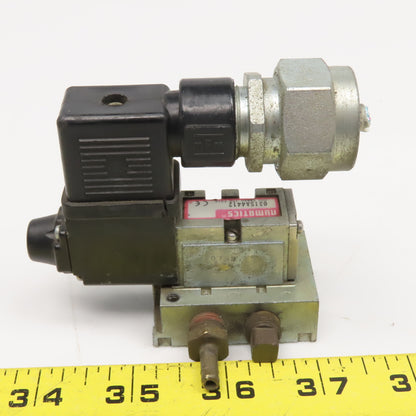 Numatics 031SA4412 5/2 Position Pneumatic Solenoid Valve 110/120V Coil 1/8" NPT