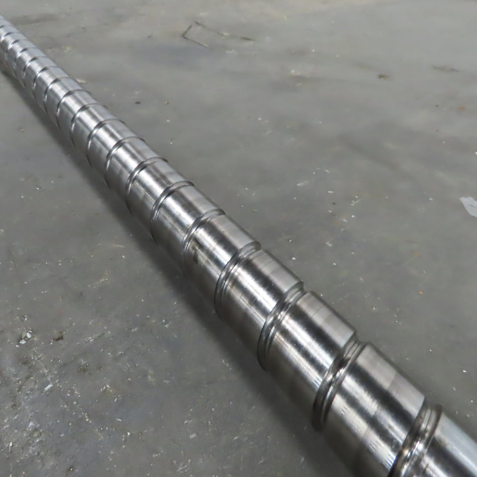 Mazak 3162mm Travel 50mm Diam Ball Screw Assy From a AJV-32/Y CNC Boring Machine