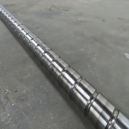 Mazak 3162mm Travel 50mm Diam Ball Screw Assy From a AJV-32/Y CNC Boring Machine
