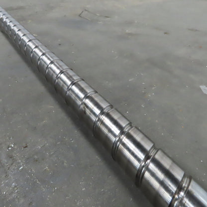 Mazak 3162mm Travel 50mm Diam Ball Screw Assy From a AJV-32/Y CNC Boring Machine