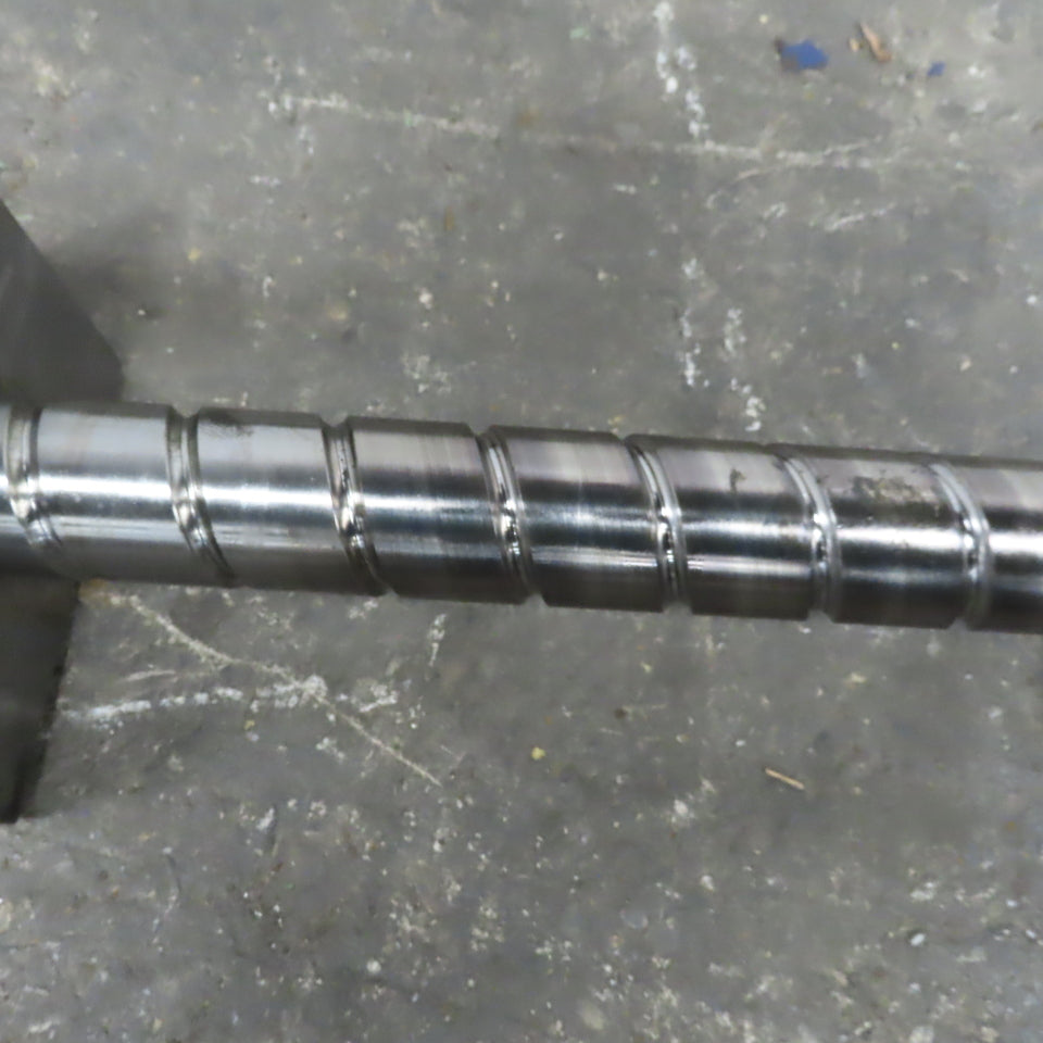 Mazak 3162mm Travel 50mm Diam Ball Screw Assy From a AJV-32/Y CNC Boring Machine