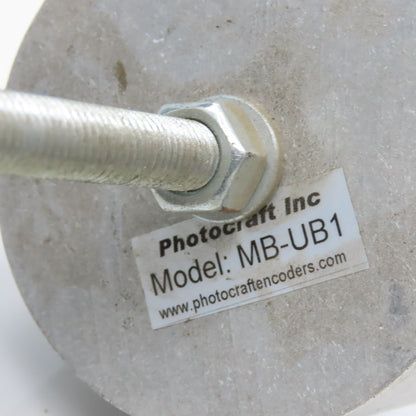 Photocraft RH-P144AJ/8-30 8-30VDC Rotary Encoder Wheel W/ MB-UB1 Counterweight
