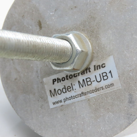 Photocraft RH-P144AJ/8-30 8-30VDC Rotary Encoder Wheel W/ MB-UB1 Counterweight