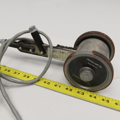 Photocraft RH-P144AJ/8-30 8-30VDC Rotary Encoder Wheel W/ MB-UB1 Counterweight
